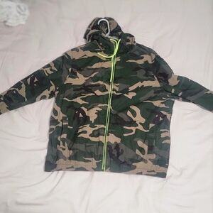 Army lime green wind breaker